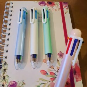 Boligrafo Pastel x 6 colores