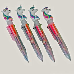 Boligrafo Unicornio x 6 colores