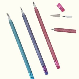 Lapiz puntas intercambiables cuerpo Glitter