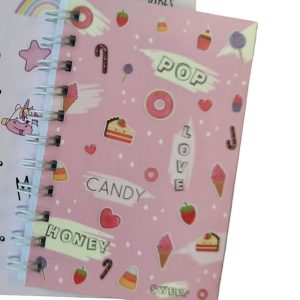 Libreta Candy A6 Hojas Lisas