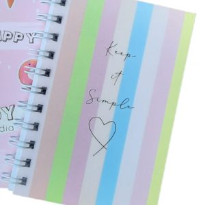 Libreta Rainbow A6 Hojas Lisas