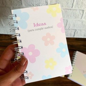 Libreta A6 Ideas Hojas Lisas