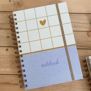 Cuaderno A5 Tapa Dura Note Book Lila