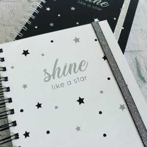 Cuaderno A5 Tapa Dura Shine Blanco
