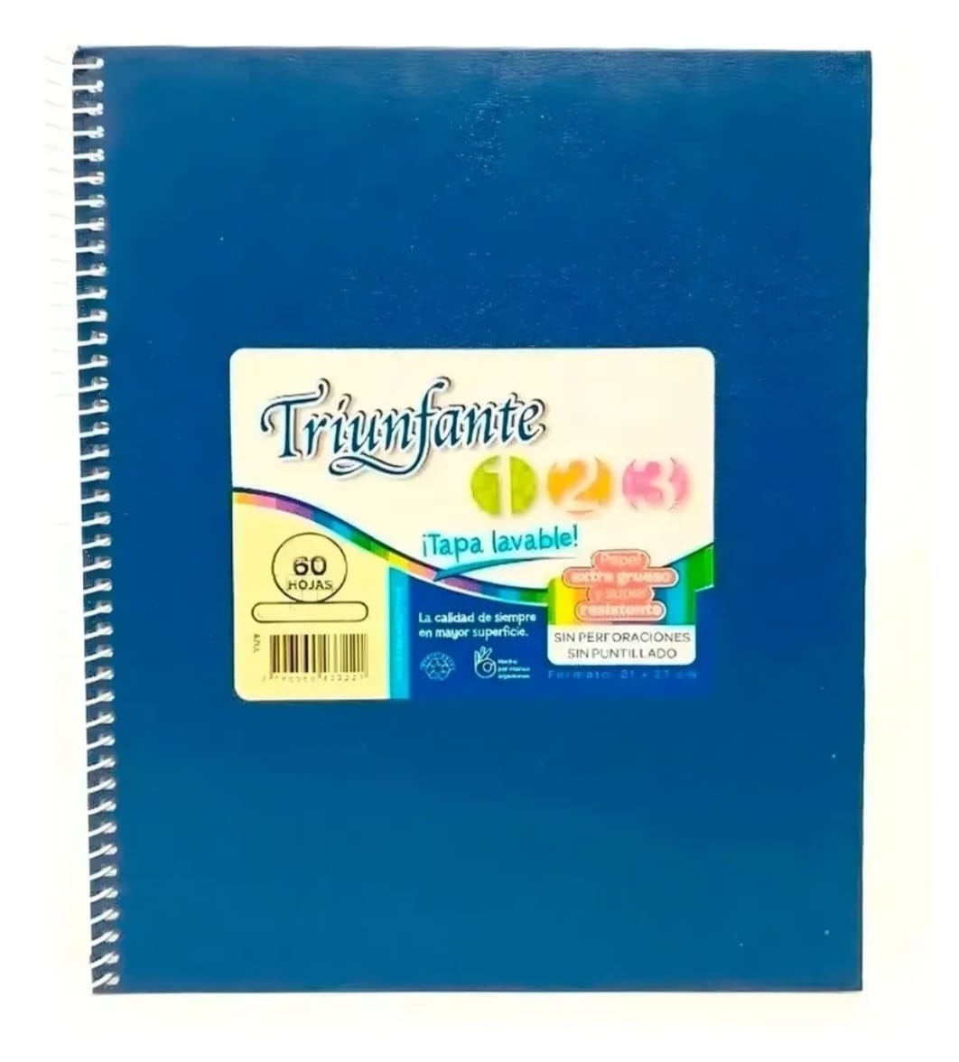 Cuaderno ABC Espiral 21x27 Triunfante